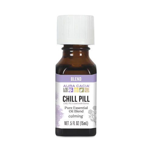 Aura Cacia Chill Pill Essential Oil 0.5 fl oz bottle
