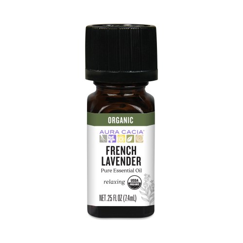Aura Cacia Organic Peppermint Essential Oil 0.25 fl oz bottle