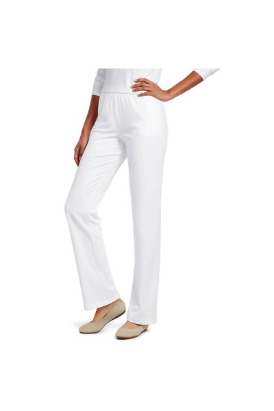 Petite Sport Knit High Rise Pants Lands End