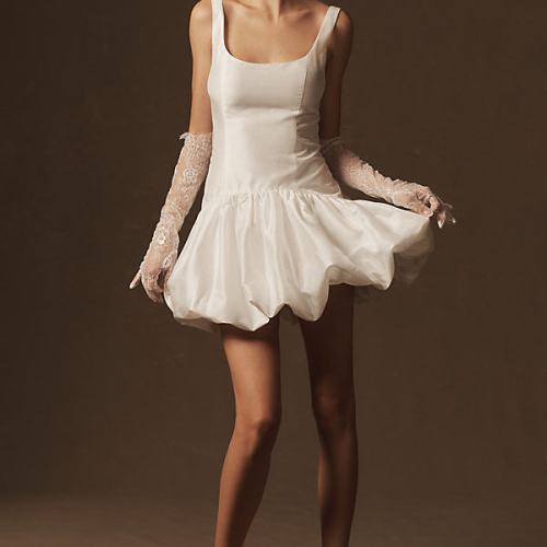 Drop-Waist Mini Dress