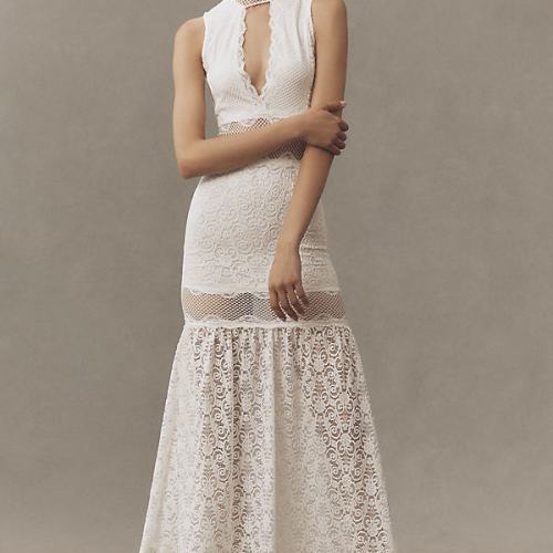 Cheval Sleeveless Stretch Lace Maxi Dress