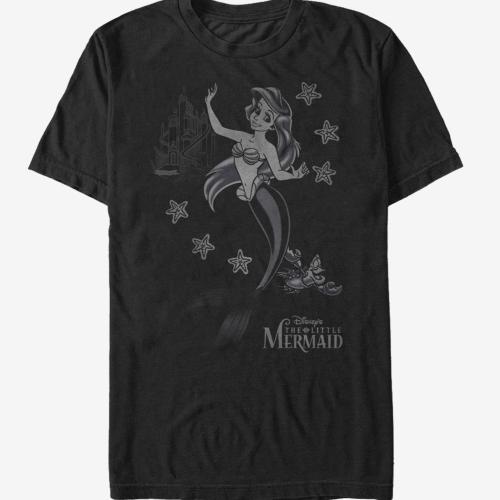 Disney Ariel Grayscale T-Shirt