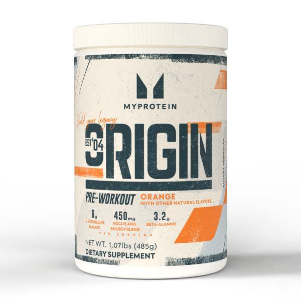 Origin Pre-Workout - 1.07LB - 30servings - Orange