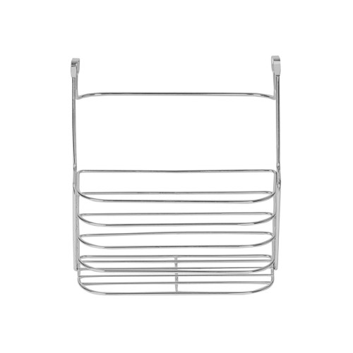 Spectrum Duo Over The Cabinet Towel Bar Basket, Medium – Chrome