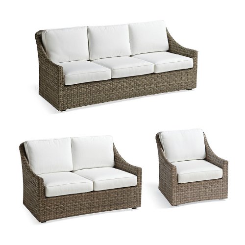 Cassara Seating Replacement Cushions Standard, with Piping Frontgate