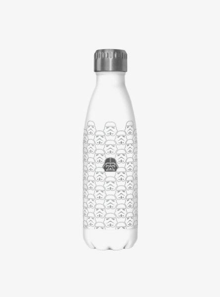 Star Wars White Stainless Steel Water Bottle