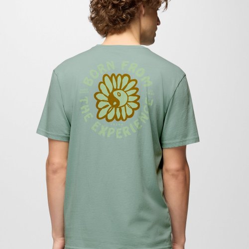 Mens prAna Outdoor Optimist Graphic Tee Saltwater