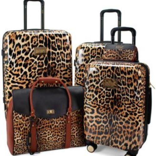 Badgley Mischka Leopard Travel Collection