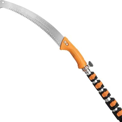 5-24 ft Pole Saw for Tree Trimming // Manual Telescopic Long Pole