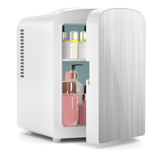 Xbeauty Mini Fridge, 4L for Skincare, Cosmetics, Food & Drinks