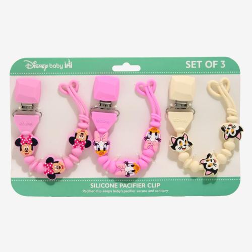 Disney Minnie and Friends Pacifier Clip Set BoxLunch Exclusive
