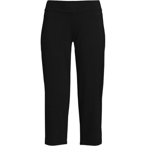 Womens Starfish Mid Rise Pull On Crop Pants Lands End