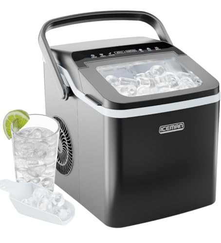 Dual-Size Ice Maker Countertop – Portable