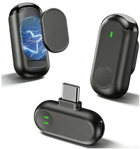 Wireless Mini Microphone for iPhone Android for Video Recording