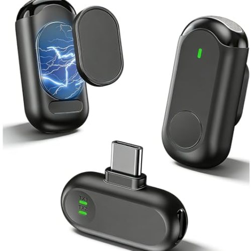 Wireless Mini Microphone for iPhone Android for Video Recording