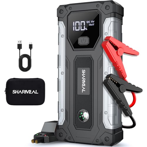 Car Jump Starter Battery Pack for 10.0L Gas and 9.0L Diesel