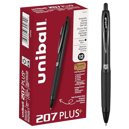 Pens: 207PLUS+ Gel, 0.7MM, Black