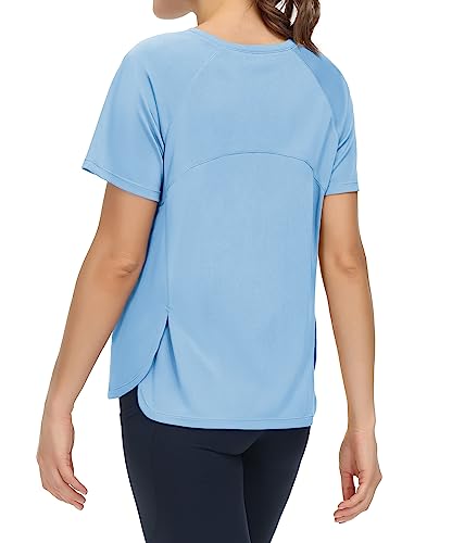 THE GYM PEOPLE Women’s Short Sleeve Workout Shirts