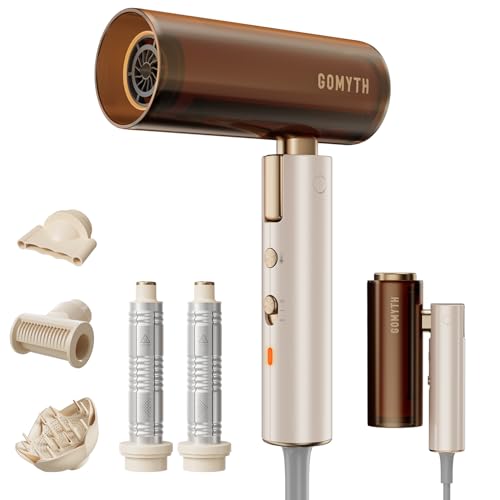 Dual Voltage Hair Dryer for Travel, 5 in 1 Air Styler