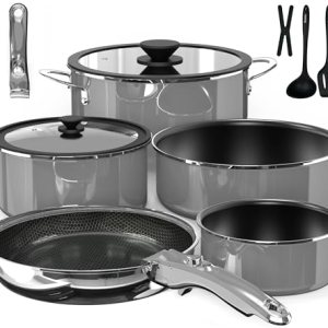 Ceramic Pots and Pans Set ,12PC