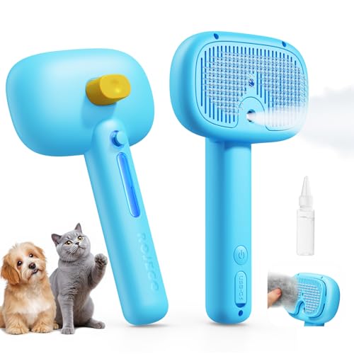 3-in-1 Pet Steam Brush for Cats & Dogs