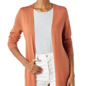 Lightweight Long Sleeve Open-Front Cardigan Sweater