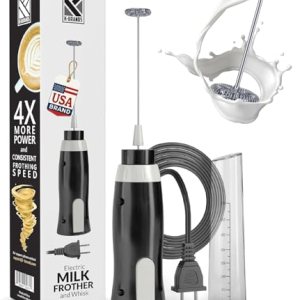 Electric Milk Frother with Plug in – Handheld