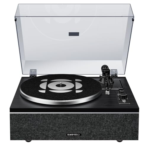 ONE-S Vinyl Record Player with Bluetooth Input/Output