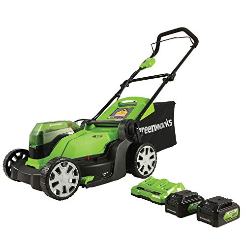 Greenworks 48V (24V x 2) 17″ Cordless (Push) Lawn Mower