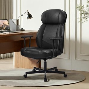 Cozyman Ergonomic PU Leather Home Office Chair