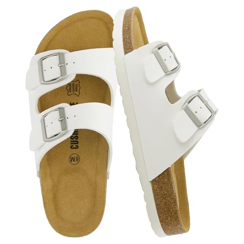 CUSHIONAIRE Lane Cork Footbed Sandals for Women