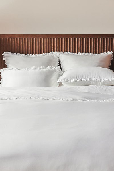 Lisbet Tencel Ruffle Duvet Cover