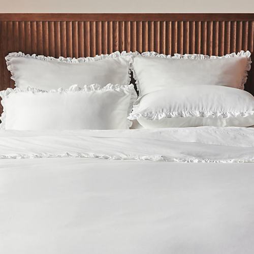 Lisbet Tencel Ruffle Duvet Cover