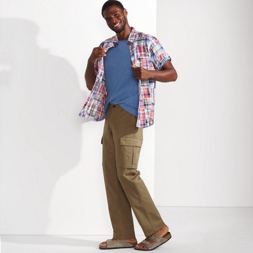 Mens Knockabout Traditional Fit Cargo Pant Lands End