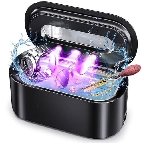 Professional Ultrasonic Cleaner for Eyeglasses, Rings, Retainers, Dentures, Jewelry