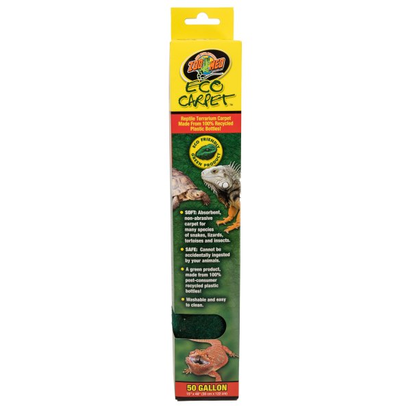 Zoo Med Eco Carpet Reptile Terrarium in Green, Size: 15l X 48w | PetSmart