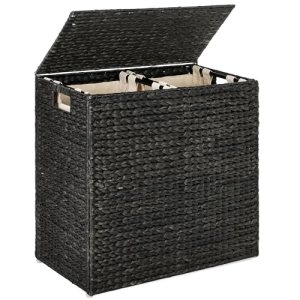 Large Double Laundry Hamper with Lid