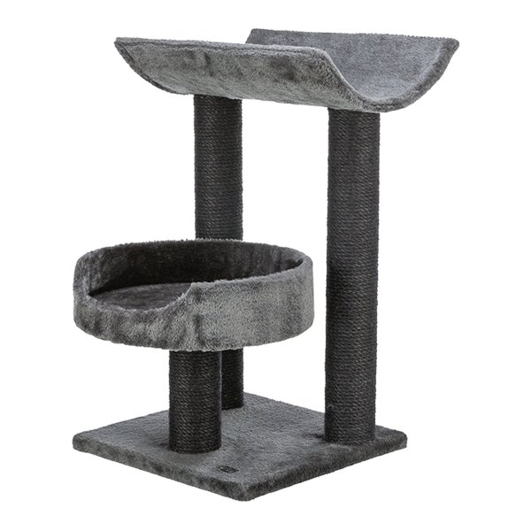 Trixie 24-In Isaba Cat Tree, Black And Gray in Grey/black | PetSmart