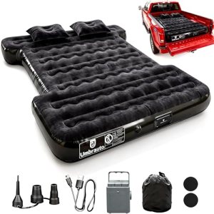 Umbrauto Built-in Pump Air Mattress for 5.5-5.8ft Full Size Short Truck Bed
