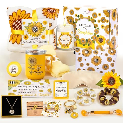 Andlane Sunflower Gift Basket Set