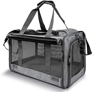 Pet Carrier for Large Cats and Puppy up to 20 lbs.