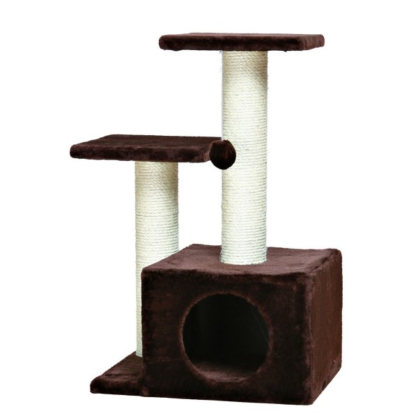 Trixie 27-In Valencia Cat Tree in Brown | PetSmart