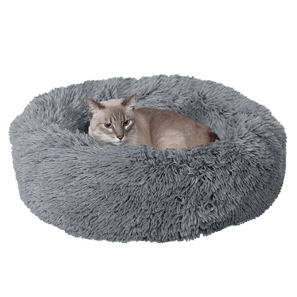 Furhaven Calming Cuddler Donut Pet Bed 23 Size: Small | PetSmart