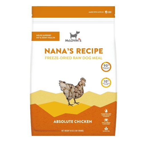 Mclovins Pet Recipe Dog Meal Freeze-Dried Raw, Senior, Size: 48 oz | PetSmart