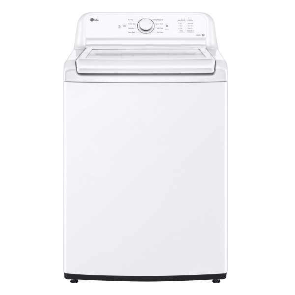 LG Impeller Medium ( 4.3-cu ft ) Top-Load Washer ( White ) Stainless Steel | WT6100CW