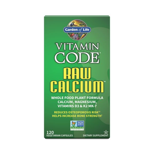 Garden of Life Vitamin Code Raw Calcium Supplement 120 capsules