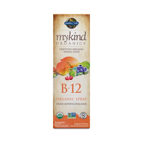 Garden of Life mykind Organics Vitamin B-12 Spray 2 fl oz bottle