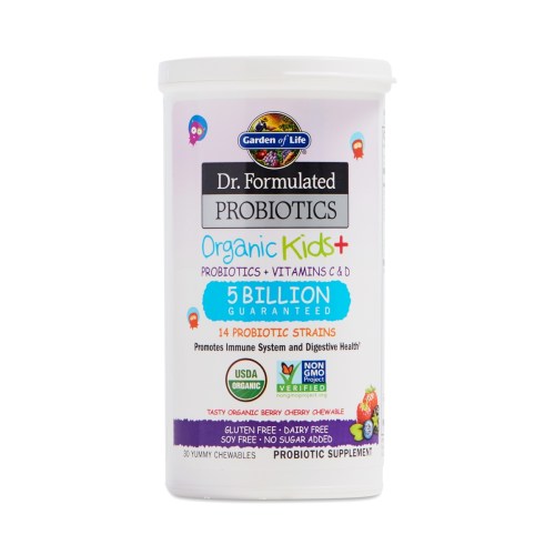 Garden of Life Organic Kids+ Probiotics, 30 chewables