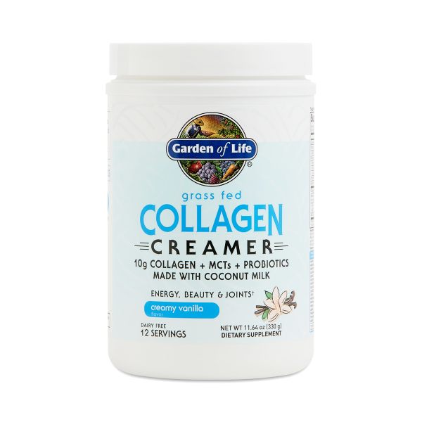 Garden of Life Collagen Creamer, Vanilla 11.64 oz tub