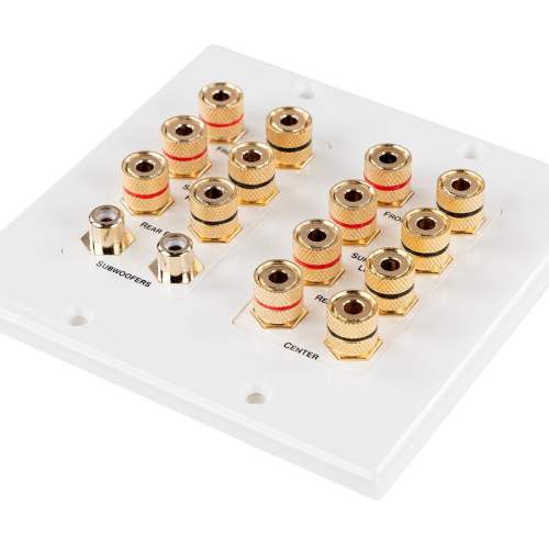 Monoprice 2-Gang 7.2 Surround Sound Distribution Wall Plate